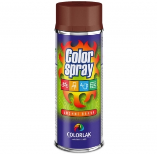 Color spray vrchní barva Colorlak 400 ml hnědá 3543 (8000)